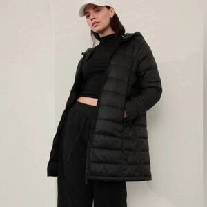 NWT-Athleta Aire Puffer Parka, Size L